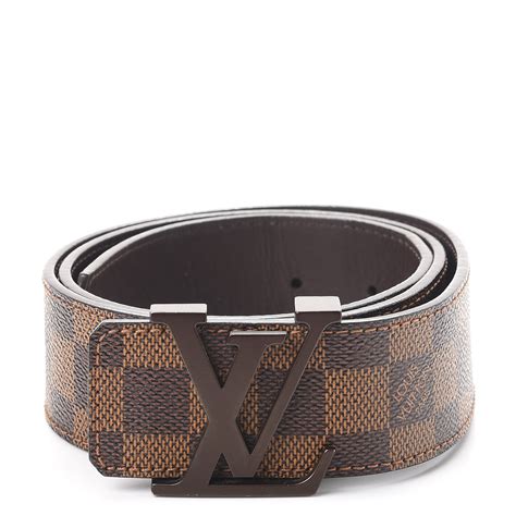 louis vuitton belt damier ebene.